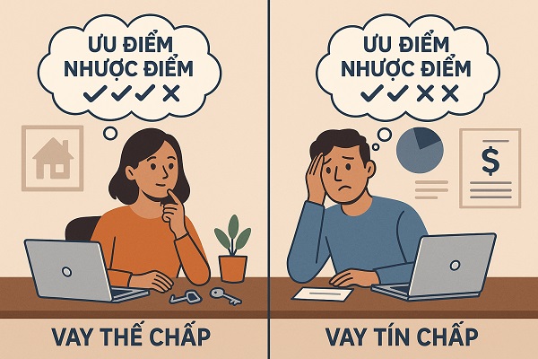 uu-nhuoc-diem-vay-the-chap-va-vay-tin-chap